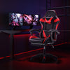 Gaming Leather Computer Chair Swivel Office Chair Recliner Leather Desk Ofvpozyl