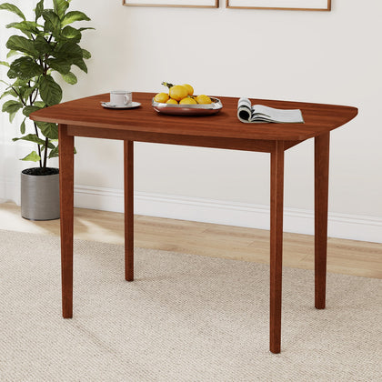 110cm Wooden Dining Table for 2-4 People-Walnut