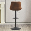 1/2/3/4x Bar Stools Adjustable Breakfast Kitchen Stools Velvet Swivel Gas Lift