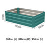 5-Type Raised Bed Vegetable Garden Bed Grow Herbs Flower Fruit Trough Planter UK