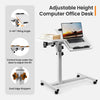Bedside Table Adjustable Height 40X60X(60-80)CM Mobile Laptop Desk Adjustable