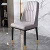 🔥 Faux Leather Upholstered Dining Chairs Set of 2 Thick Seat High Back Chair UK