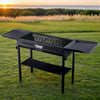 Garden Barbecue Smoker Burner Charcoal Grill Camping Portable Cooking Section