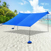 Beach Tent Portable UPF 50+ UV Protection Canopy Sun Shelter W/ Sand Anchor
