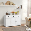 Buffet Sideboard Sideboard Cabinet w/ 2 Cabinets 3 Drawers Spacious Table Top