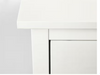 White Chest of 2 Drawers Bedroom Storage Unit Cabinet Modern 54x66cm