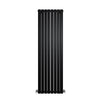 Vertical Radiator Double Black Flat Panel 1800x544 mm Central Heating Tall Rads