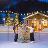 Indoor Outdoor Hanging Lighting Decoration String Light / Festoon Pole