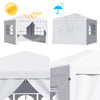 3x3m Gazebo Marquee Heavy Duty Garden Party Canopy Waterproof Tent with 4 Sides