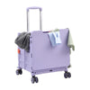55L Folding Trolley Crate Boot Cart Mobile Shopping Camping Picnic Storage Box