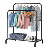 Heavy Duty Clothes Rail Rack Garment Hanging Display Stand Shoes Storage Shelves