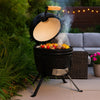 Neo Kamado 13" Ceramic Mini BBQ Grill Smoker Egg Charcoal Cooking Portable Oven
