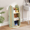 360° Display Corner Book Shelf Kids Rotating Bookshelf-Green