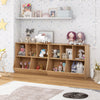 5-Cubby Kids Toy Storage Organizer Wooden Children Bookcase Bookshelf