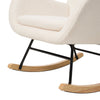 Nursing Rocking Chair Nursery Glider Rocker High Back Armchair for Living Room