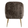 Velvet Scallop Shell Back Tub Chair Armchair Dressing Sofa Stool Bedroom Lounge