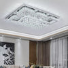 20-100cm Flush Mount Modern Square Ceiling Chandelier Crystal Light Lamp Pendant