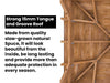 Wooden Corner Gazebo 4m x 3m Garden Shelter Canopy with Roof Shingles Leviathan