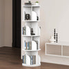 4-Layer 360° Rotating Bookshelf Bookcase Display Floor Standing Storage Rack New