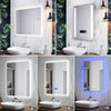 LED Bathroom Mirror withDemister Bluetooth Speaker Shaver Socket Touch Sensor