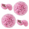 28cm Decorative Balls Garden Faux Plants 2 PCS Artificial Plant-Pink