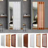 2M Folding Door Single Panel PVC Plastic Sliding Door Indoor Closet Room Divider