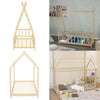 Toddler PineWood Bed Frame Children Kids Junior House Bedframe Bedroom Furniture