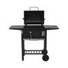 XL Outdoor Smoker Barbecue Charcoal BBQ Grill Portable Garden BBQ Grill Trolley