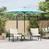 Garden Parasol with Steel Blue 288x288x225 H0H8