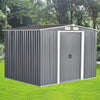 Panana Metal Garden Shed Storage Sheds Heavy Duty Outdoor Organiser4/6/8/10ft