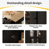 Kitchen Island on Wheels Rolling Kitchen Storage Trolley with Extendable Worktop