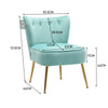 Scallop Back Armchair Cocktail Sofa Accent Seat Living Bedroom Cafe Lounge Sofa