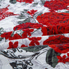 Flowers Patchwork Bedspread Quilted Coverlet Set Bedding Pillowcase Double Size
