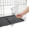 Pet Dog Cage Puppy Crate with Tray Small Medium Large Training Metal Wire Cages