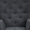Modern Lounge Single Sofa Living Room Bedroom Armchair With Footstool & Cushion