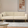 Sofa Bed Sleeper Fabric Love Seat Sofa Couch Sofa Settee for Living Room Beige