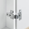 High Gloss White Display Cabinet Sideboard Cupboard Storage Door with LED Lights