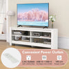 Corner TV Stand 3-Tier Entertainment Center Console Table w/Shelves