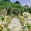 2pcs Moon Gate Wedding Party Arch Frame Moon-Shaped Iron Stand Backdrop Props UK