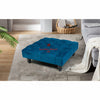 Square Coffee Table Chesterfield Upholstered Footstool Pouffe Foot Stool Seat