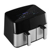 10L Air Fryer Double Baskets Digital Heathy Cooker Kitchen Oven Low Fat Cooker