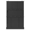 TALL FLOOR STORAGE CABINET WITH DRAWERS & DOORS KITCHEN SNACK PANTRY CABINET