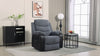 Power Lift Riser and Recliner Chair with Remote Control, Dark Grey