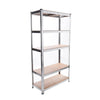 150CM/180CM 5 Tier Racking Shelf Heavy Duty Steel Garage Shelving Unit Garage