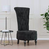 High Back Chair Sofa Chair Living Room Seat Chair Velvet Button Resign