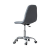 Cushioned Computer Desk Office Chair Chrome Legs Lift Swivel Adjustable Height