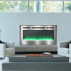 2023 Electric Wall Mounted LED Fireplace 12 Color Wall Inset Into Fire 40 50 60"