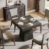 31.5 Inch Square Dining Table for 4 People Farmhouse Kitchen Small Dinner Table
