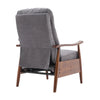 Modern Wooden Frame Recliner Single Sofa Napping Chair Fireside Bedroom Lounger