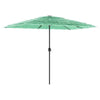 Garden Parasol with Steel Green 300x200x250 G3U7